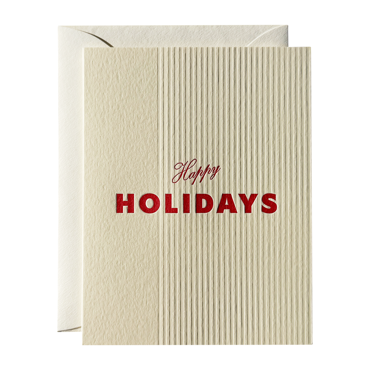 Happy Holidays No. 56: Creme / Single Card