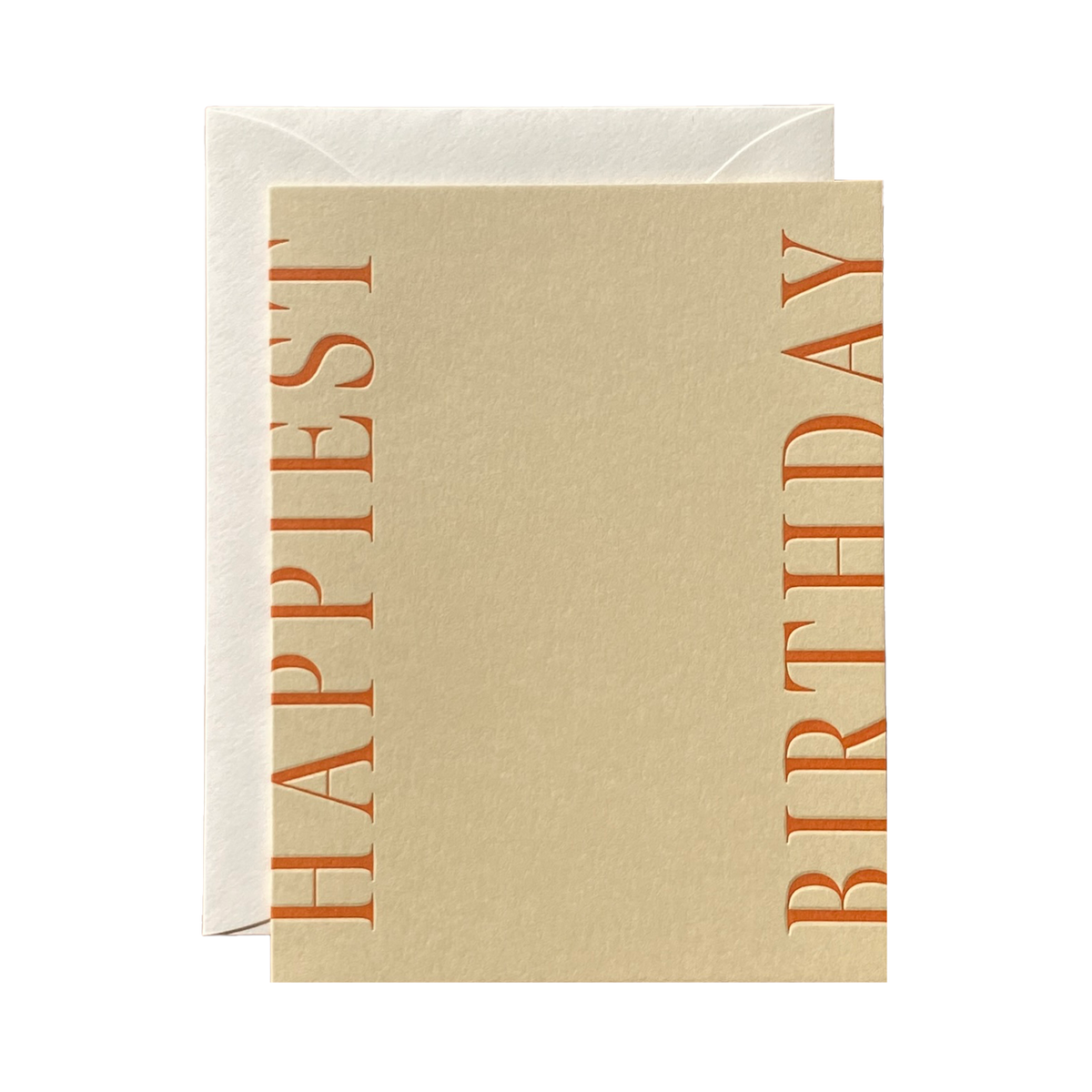 Happiest Birthday No. 37: Sand / Single Card