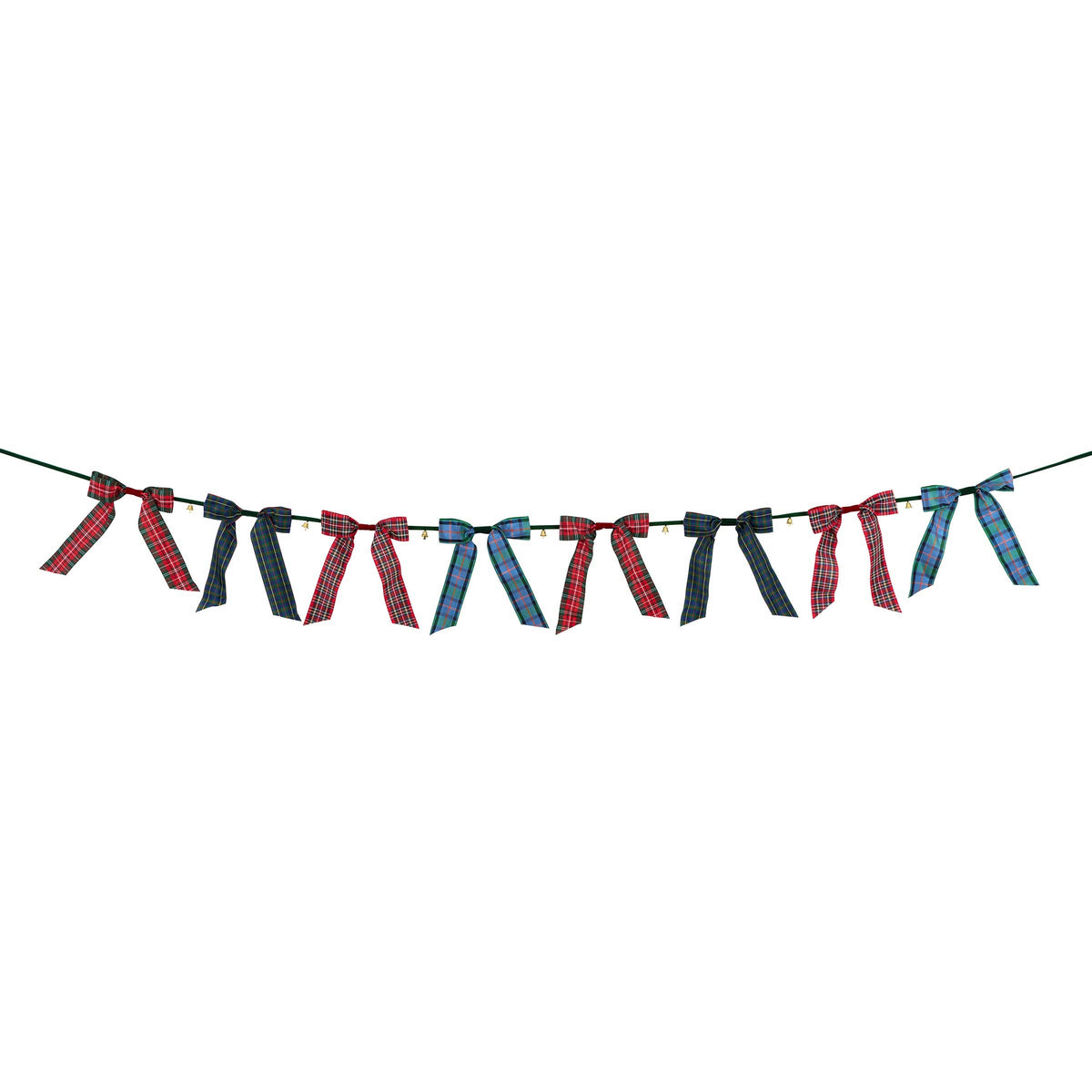 Tartan Bow Bell Garland