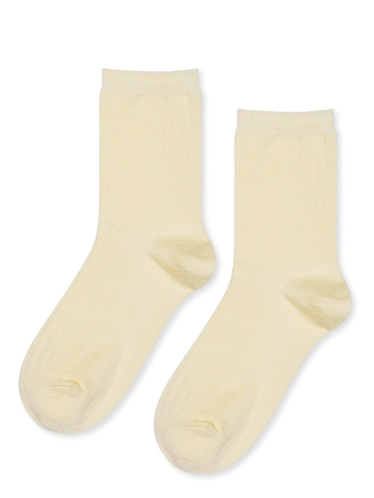 Essential Rib Trouser Crew: Butter / OS