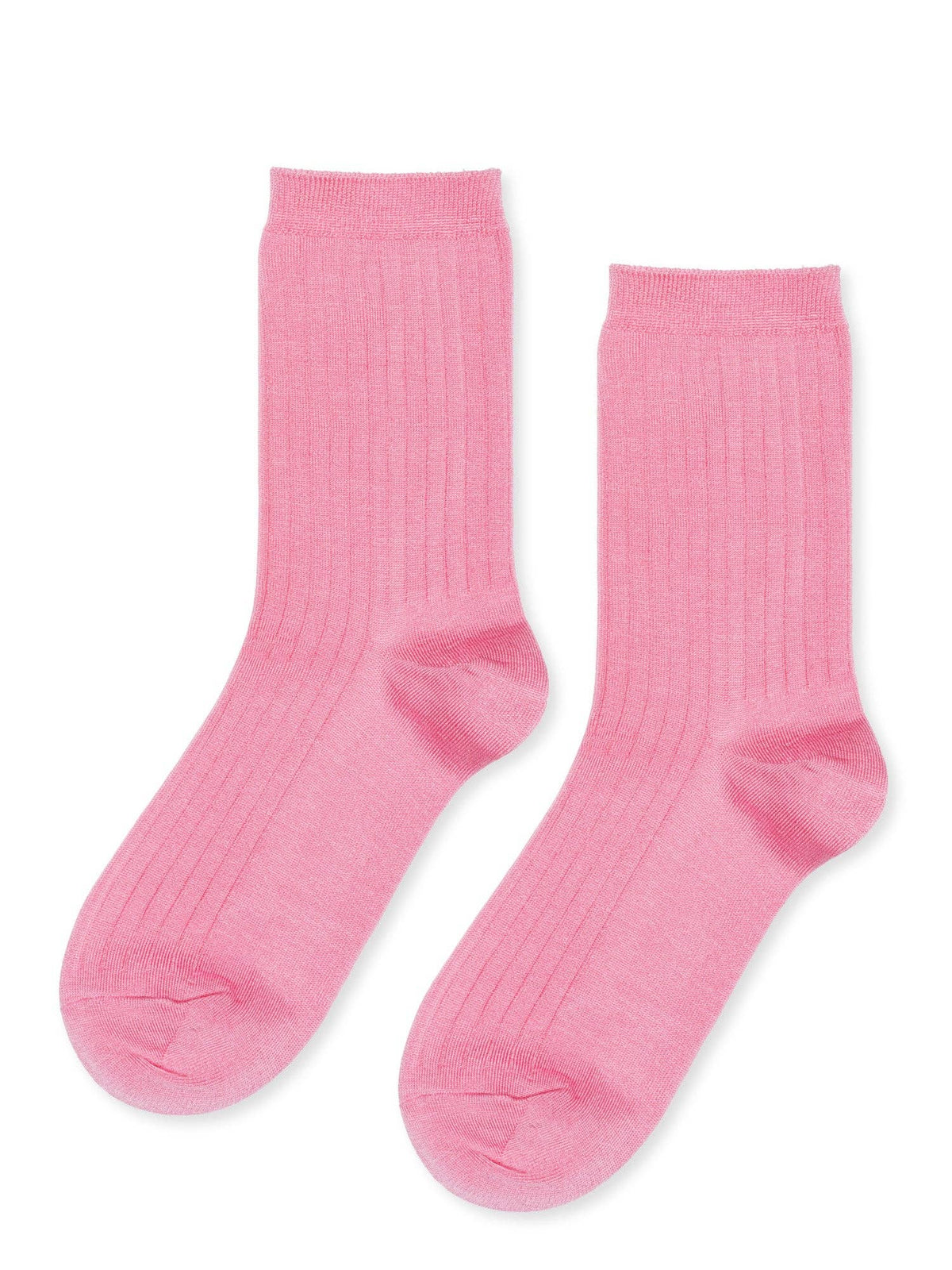 Essential Rib Trouser Crew: Pink / OS