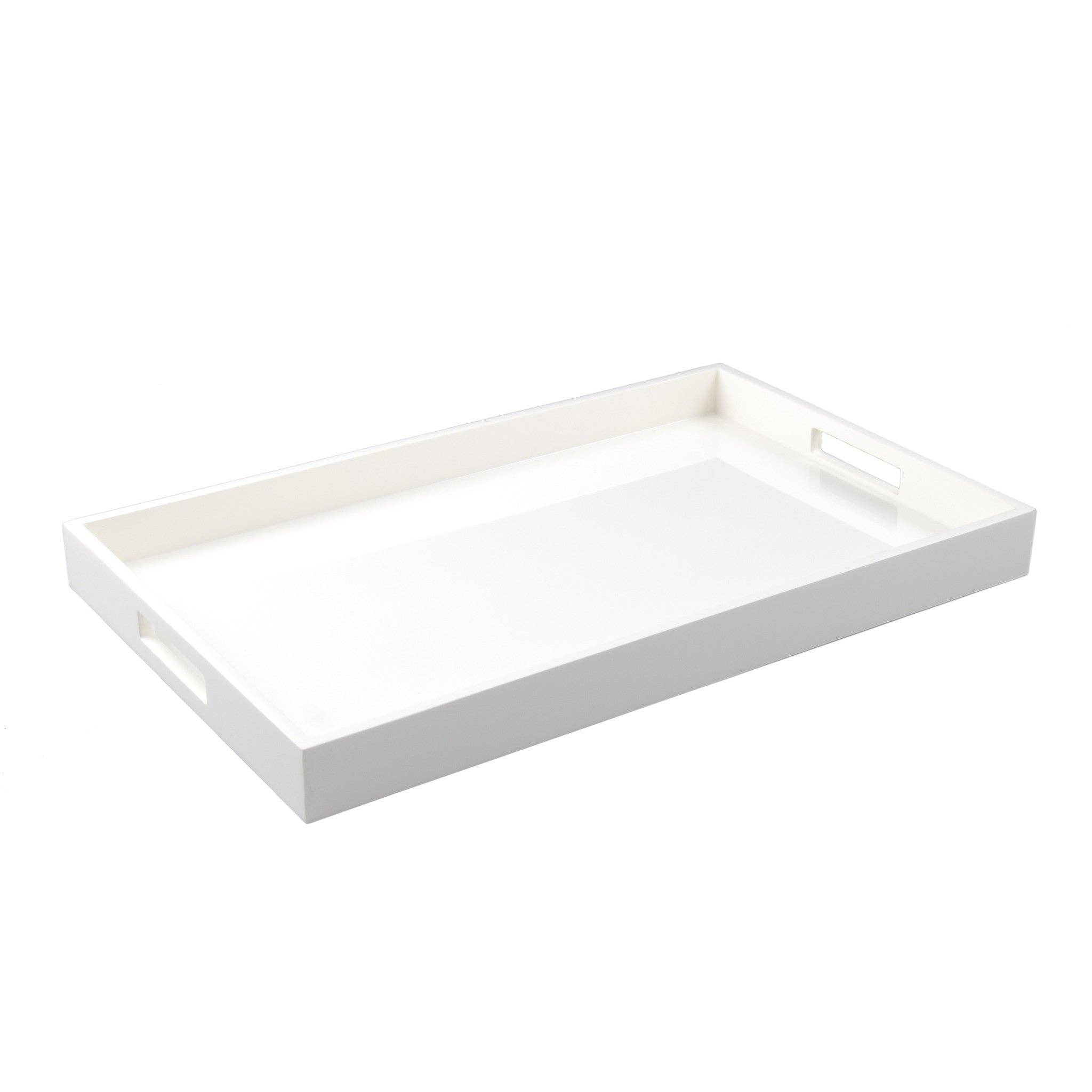 All White Breakfast Tray
