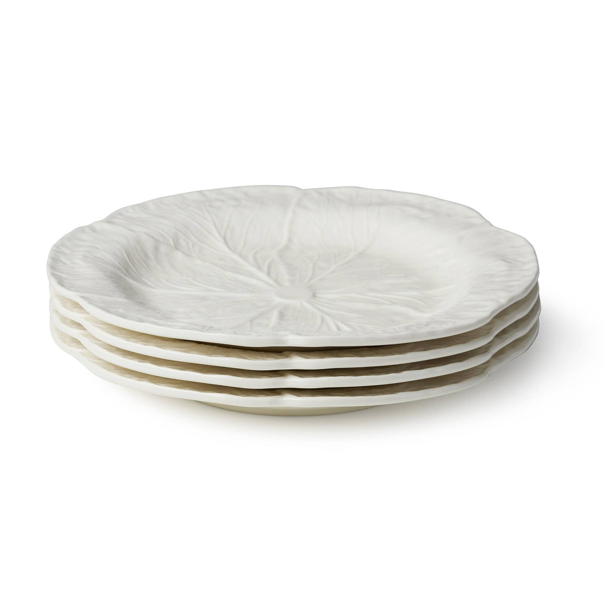 Le Jardin White Cabbage 3-D Salad Plate 9 in
