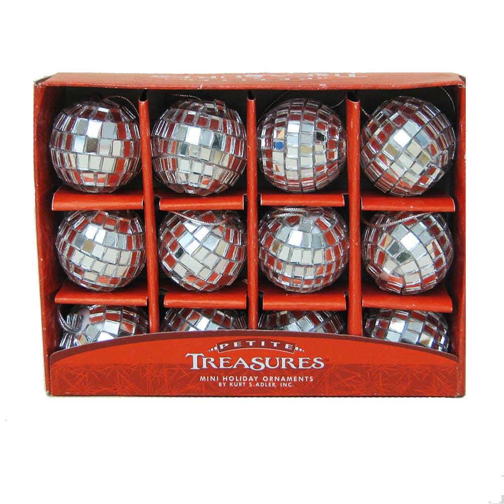 Disco Ball Ornaments, Set of 12