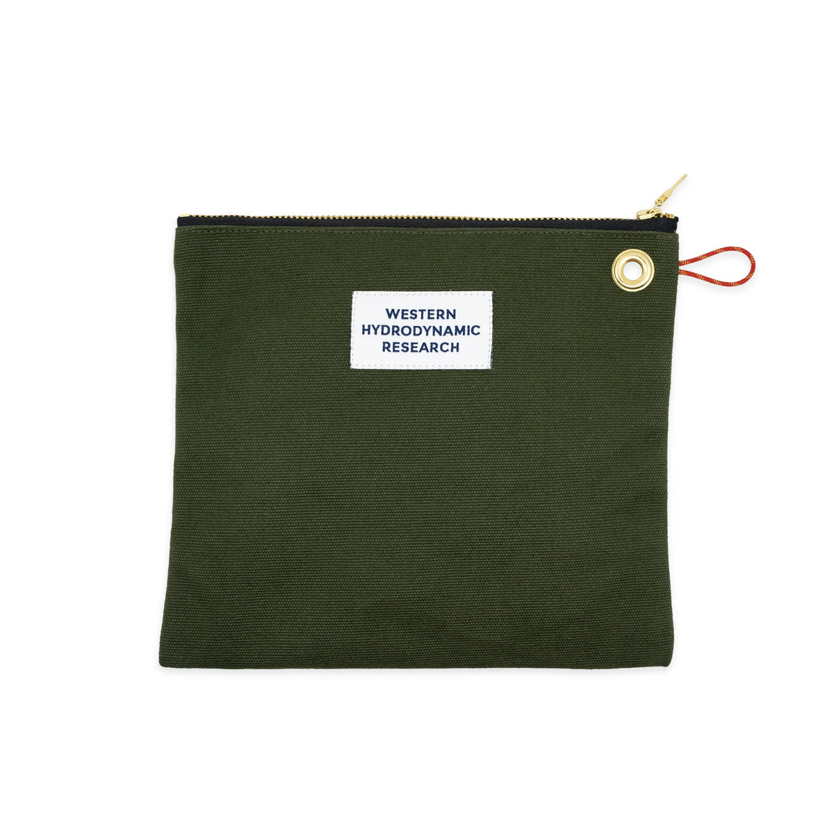 CANVAS ZIP POUCH: DRAB