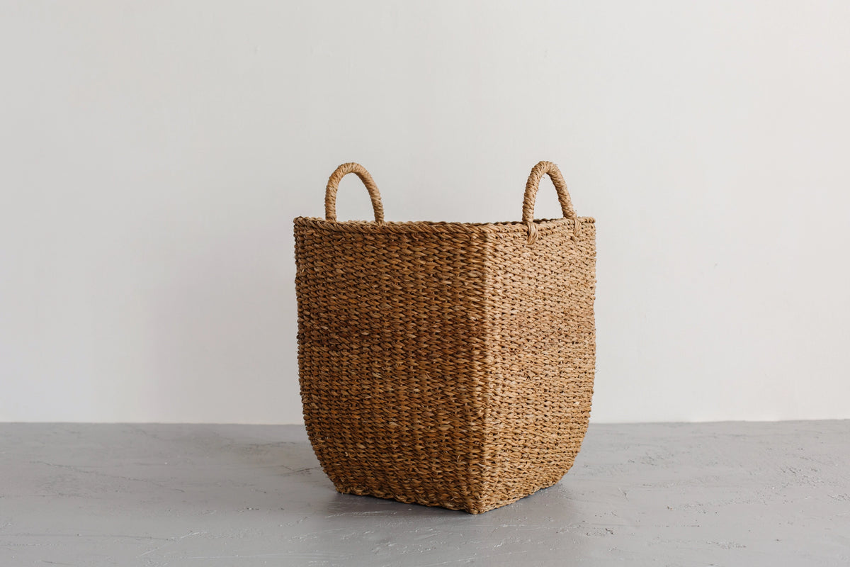 Square Laundry Basket, harvest: Medium