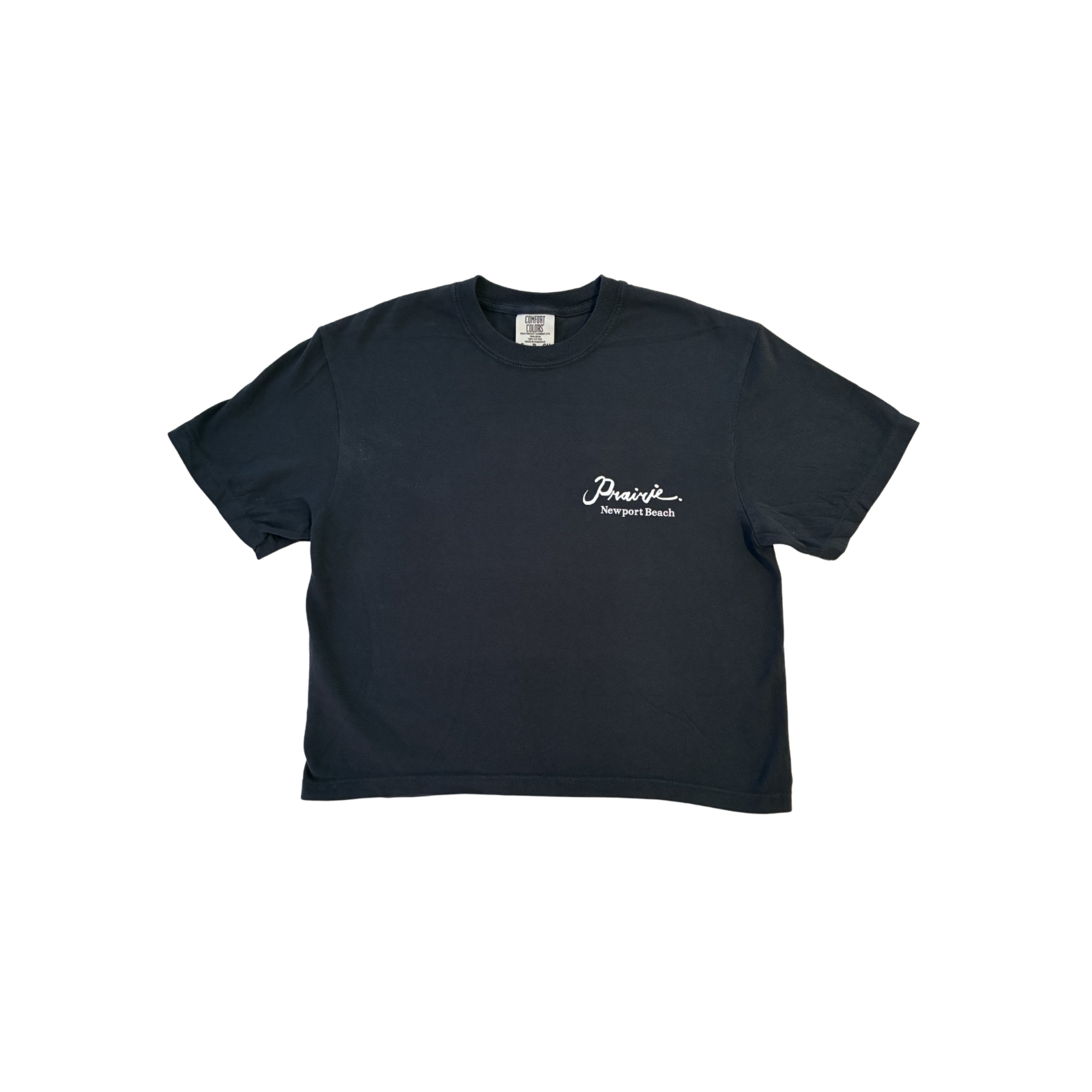 Prairie Shirt- Black Short Sleeve, Size Small