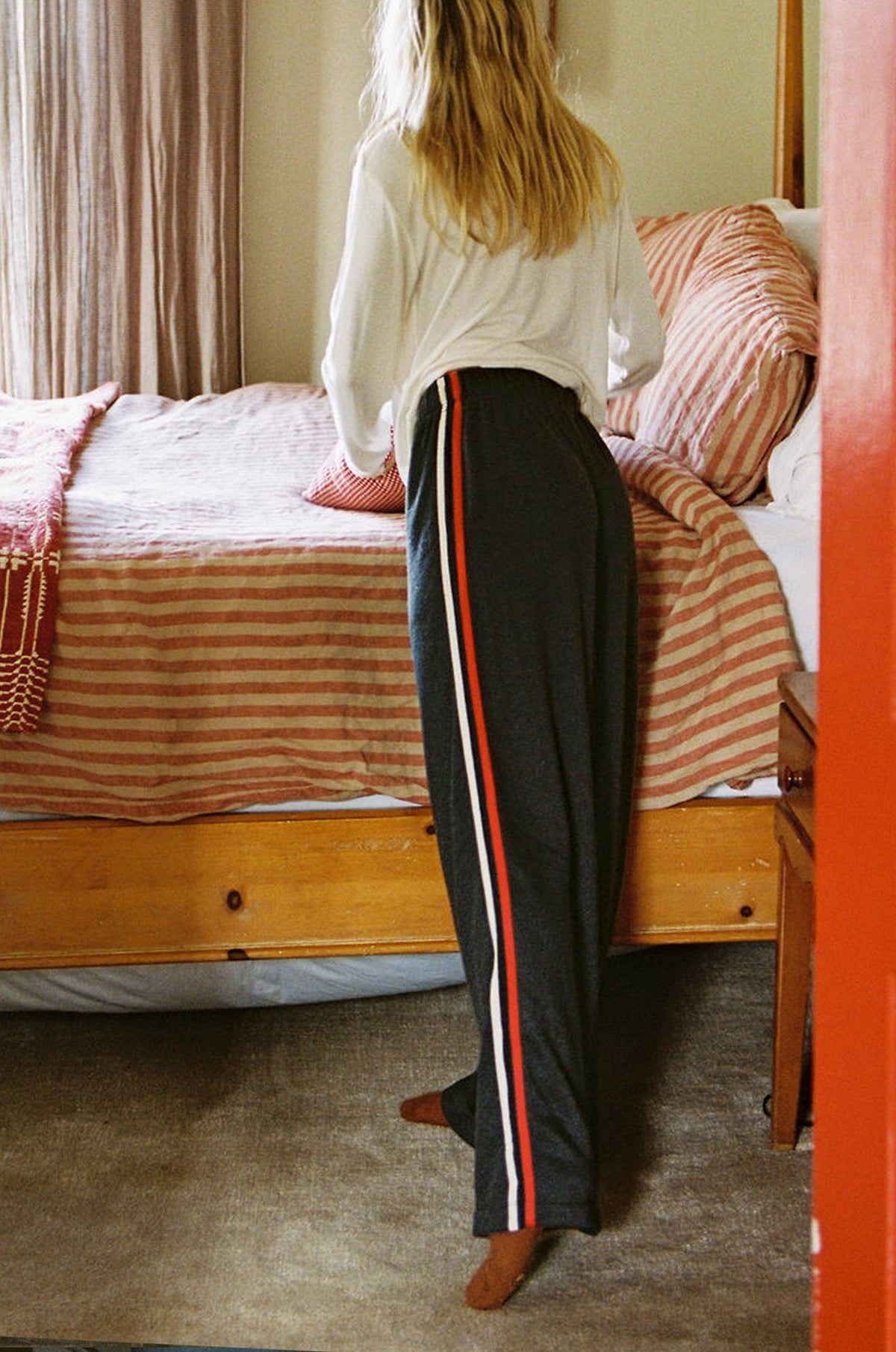 Fleece Track Pant: Charcoal / M