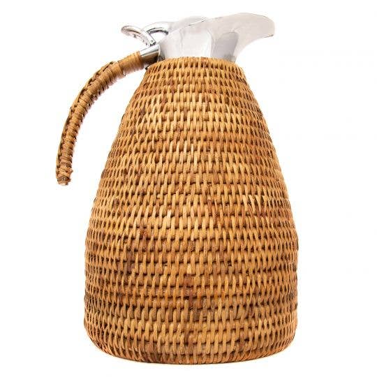 Rattan 1.5 Liter Stainless Steel Thermos Pitcher
