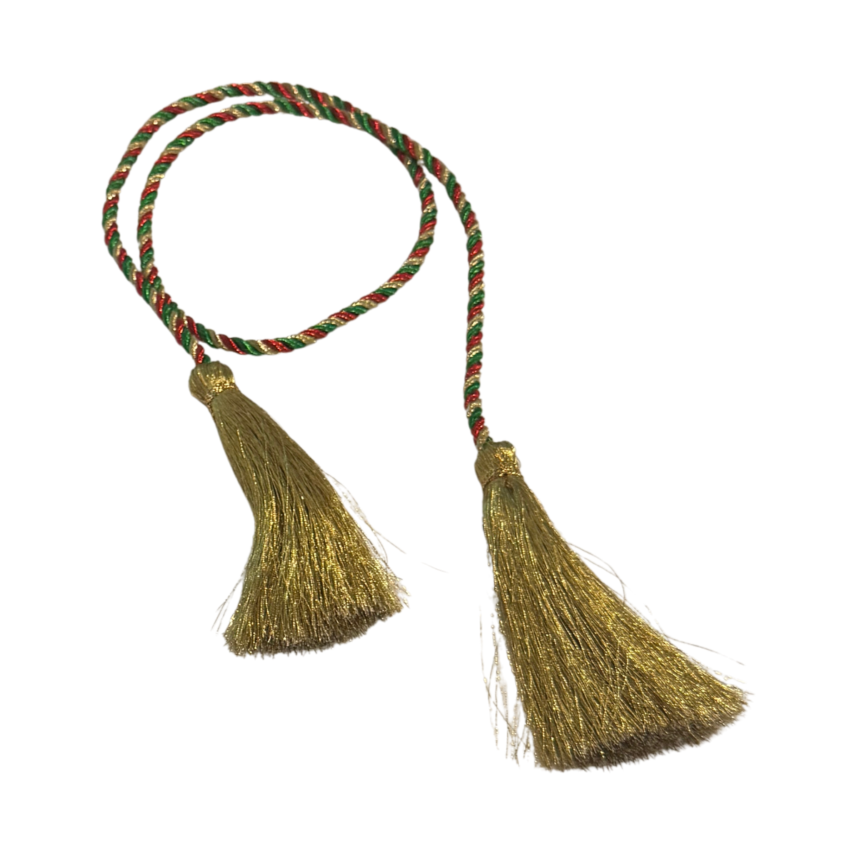 Red, Green & Gold Tassel