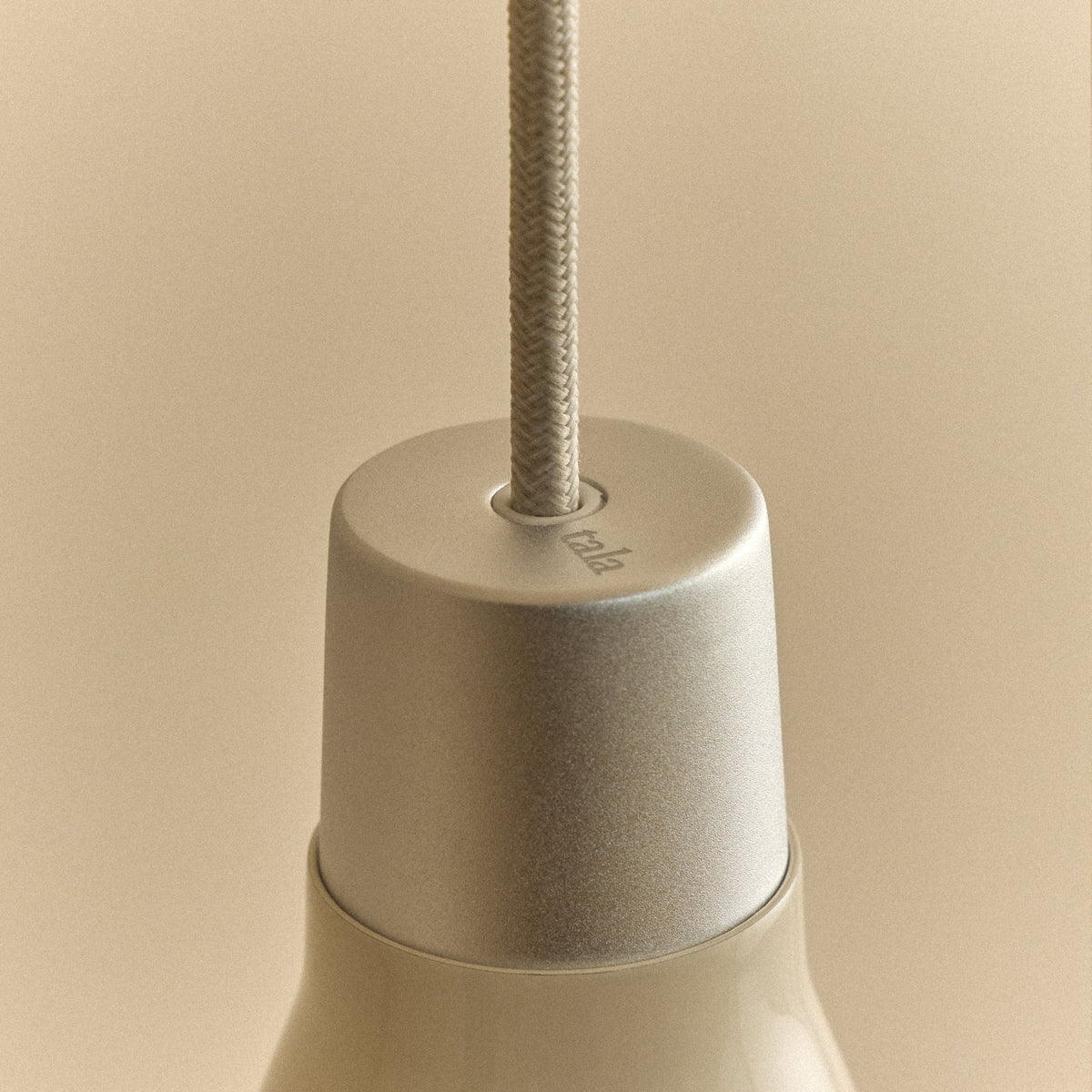 Bower Pendant Light Small in Oyster White