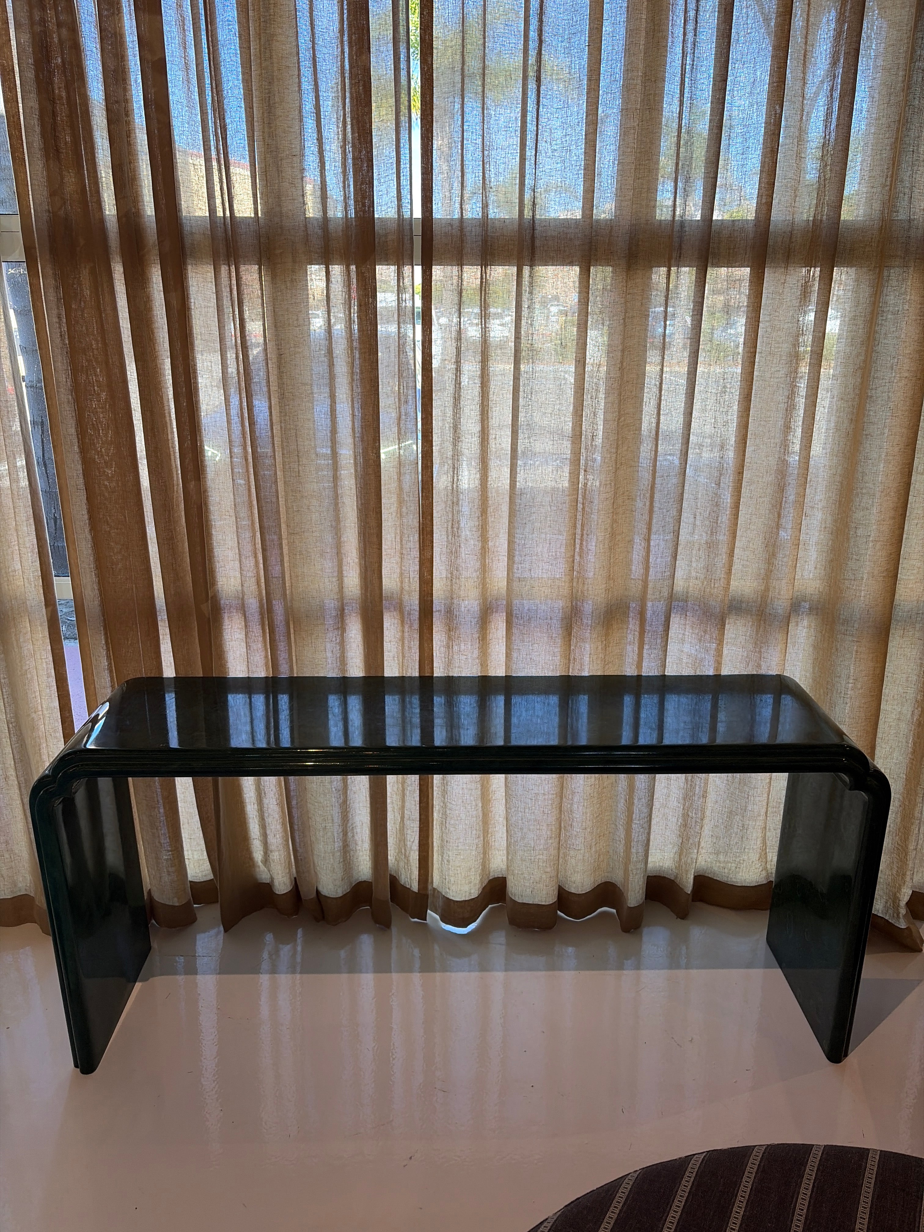 Green Vintage Console Table