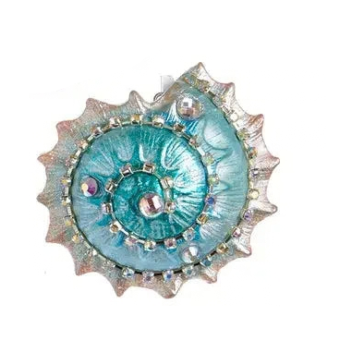 Blue Seashell Ornament