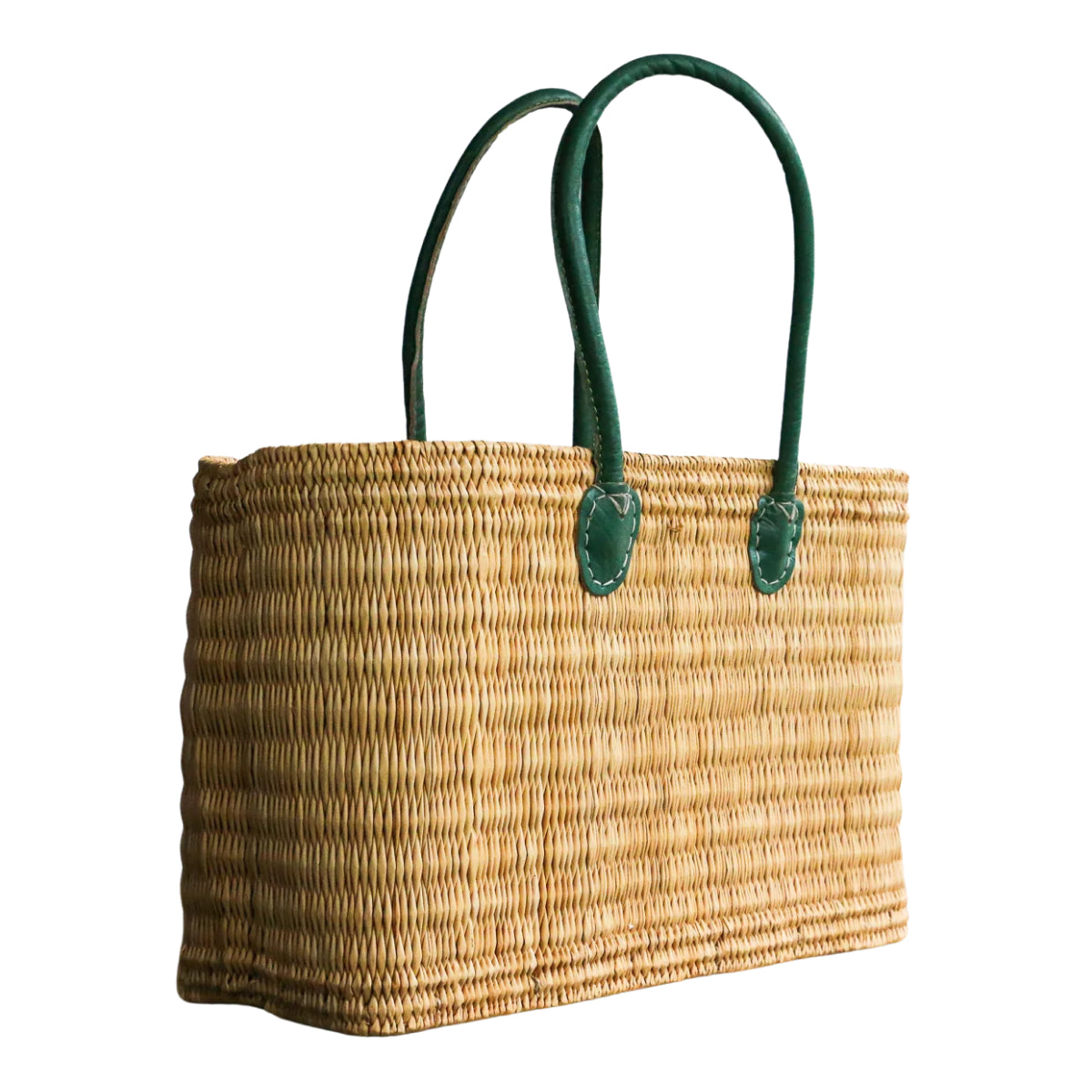 Gift Tote with Green Handles