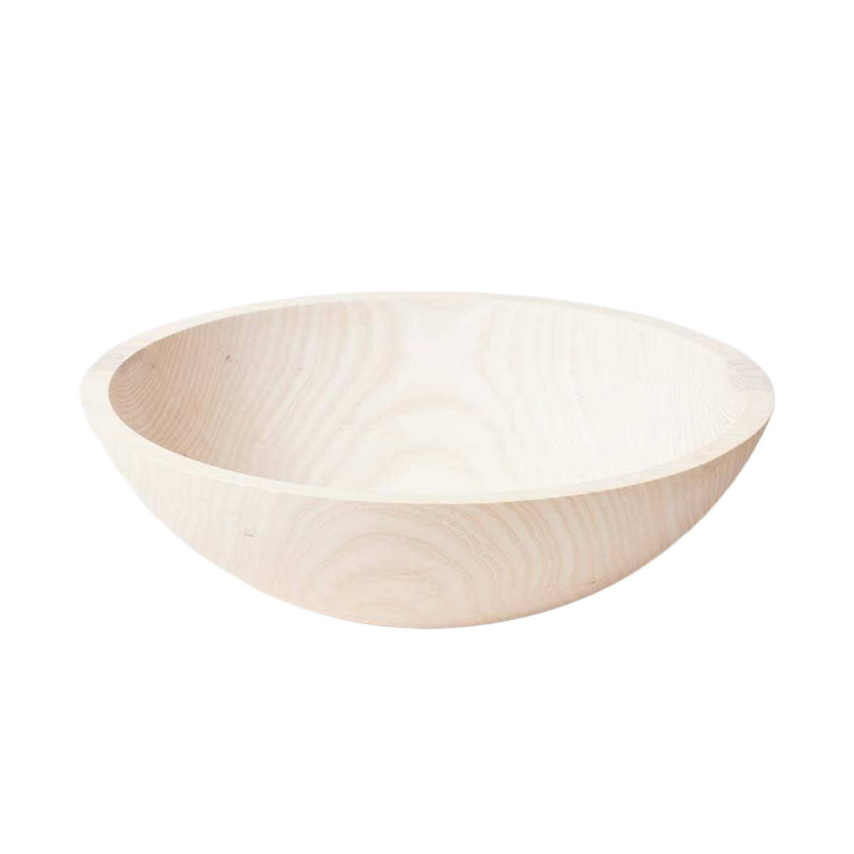 Crafted Wooden Bowls - White: 15"