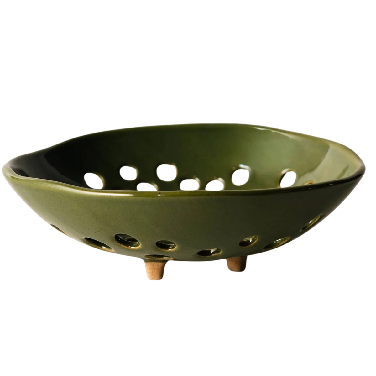 Newland Colander in Dark Green