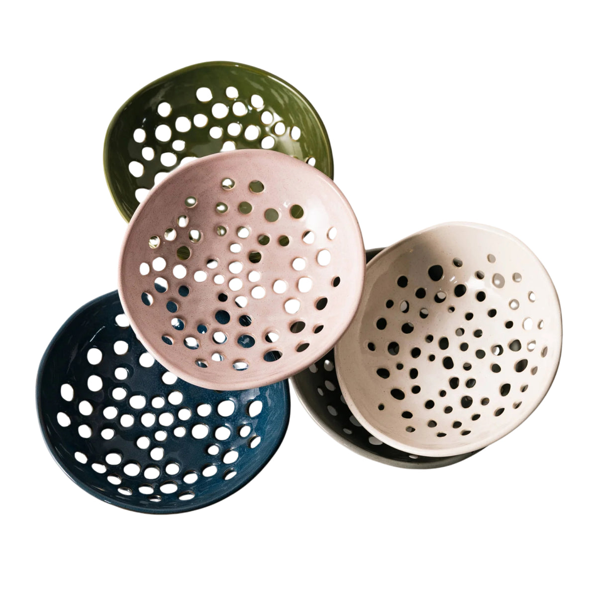 Newland Colander in Dark Green