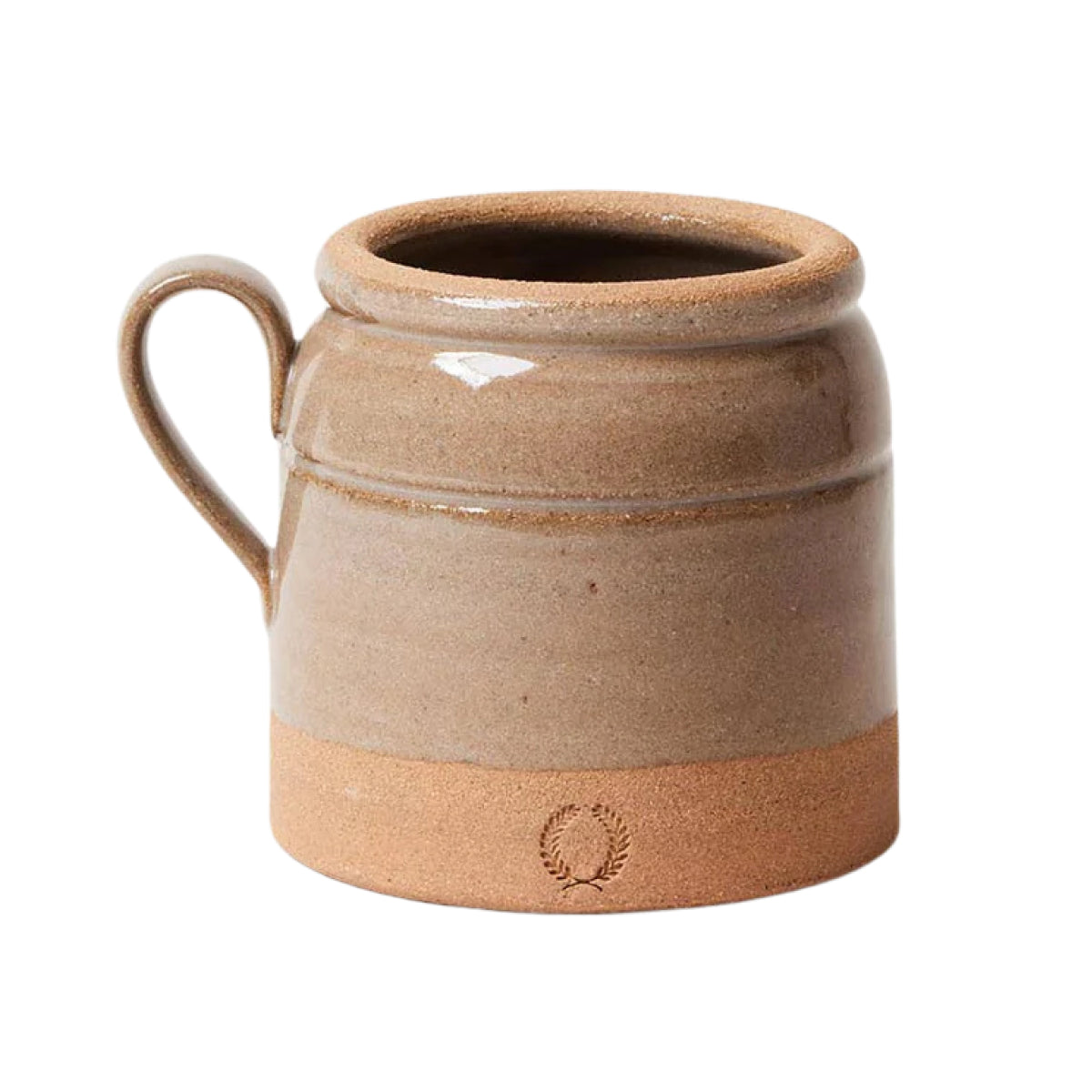 French Country Crock: Flax Stoneware / Small