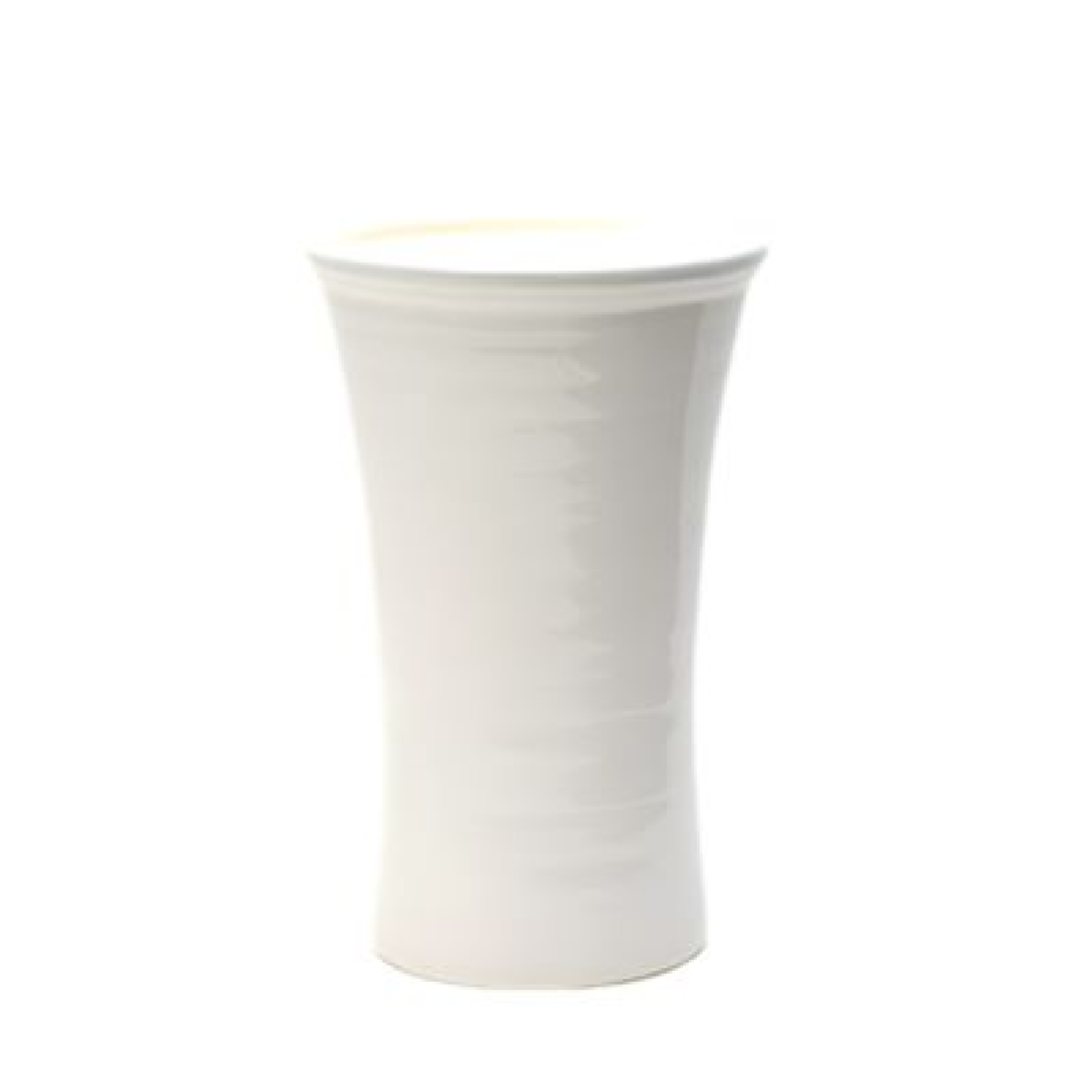 12 Inch Stock Vase: White