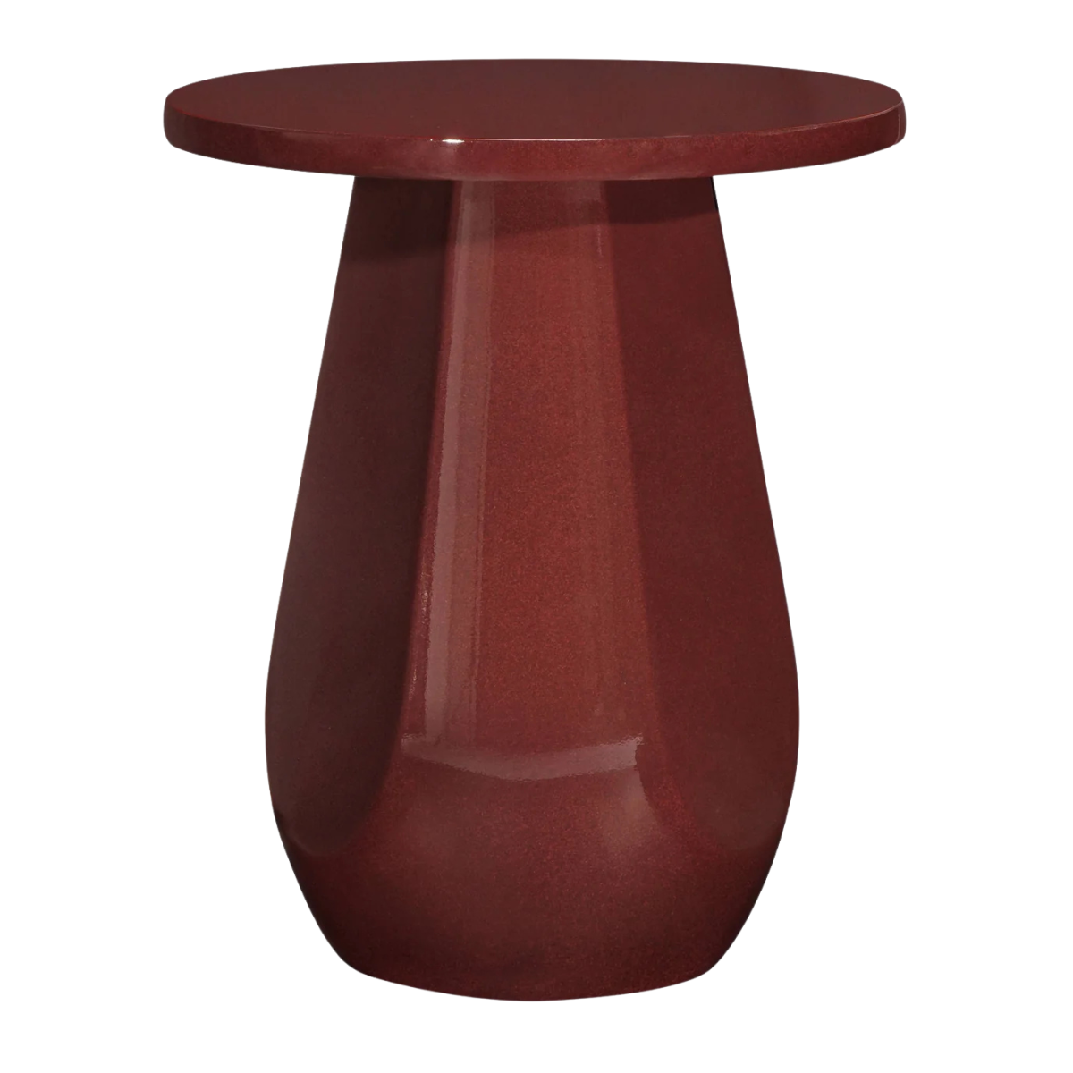 Lloyd Side Table: DARK RED