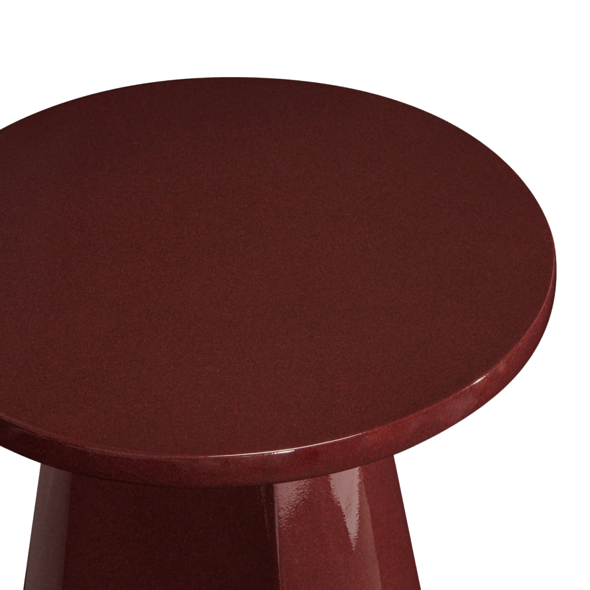 Lloyd Side Table: DARK RED