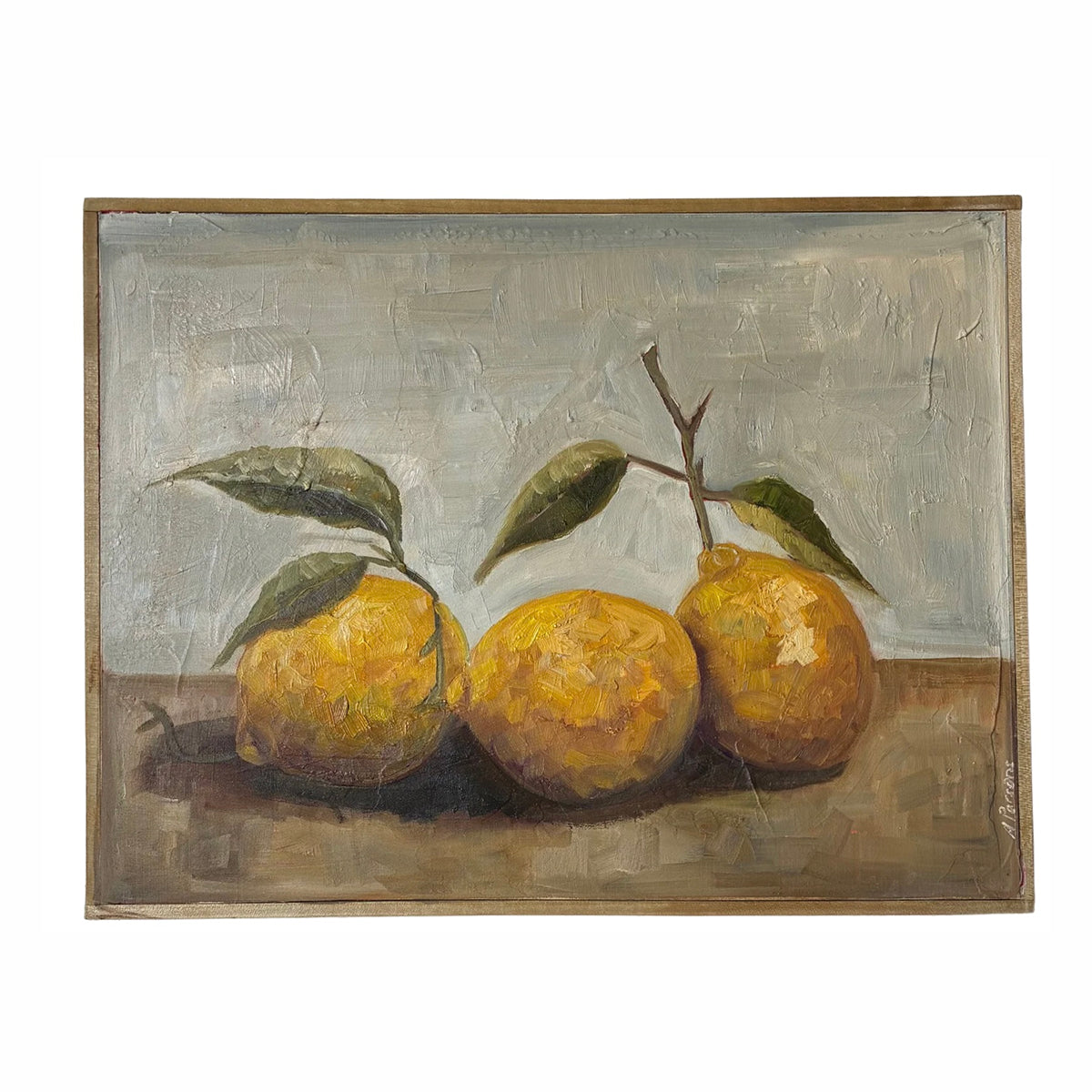 Alison Parsons, Three Lemons 12” x 16”