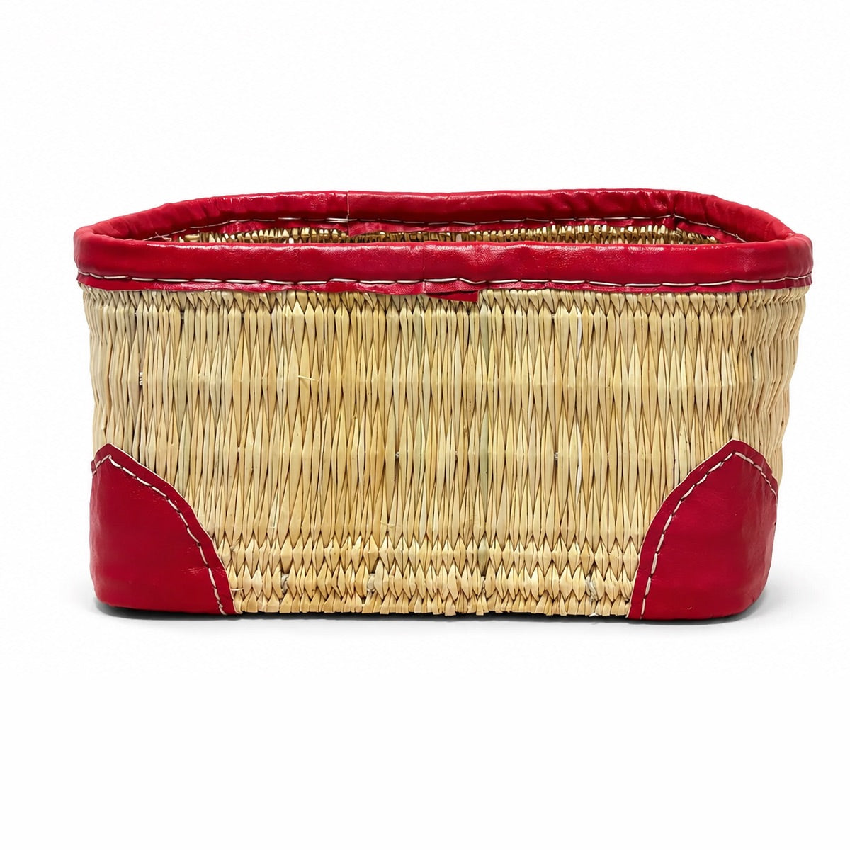 Small Red Trim Storage Basket