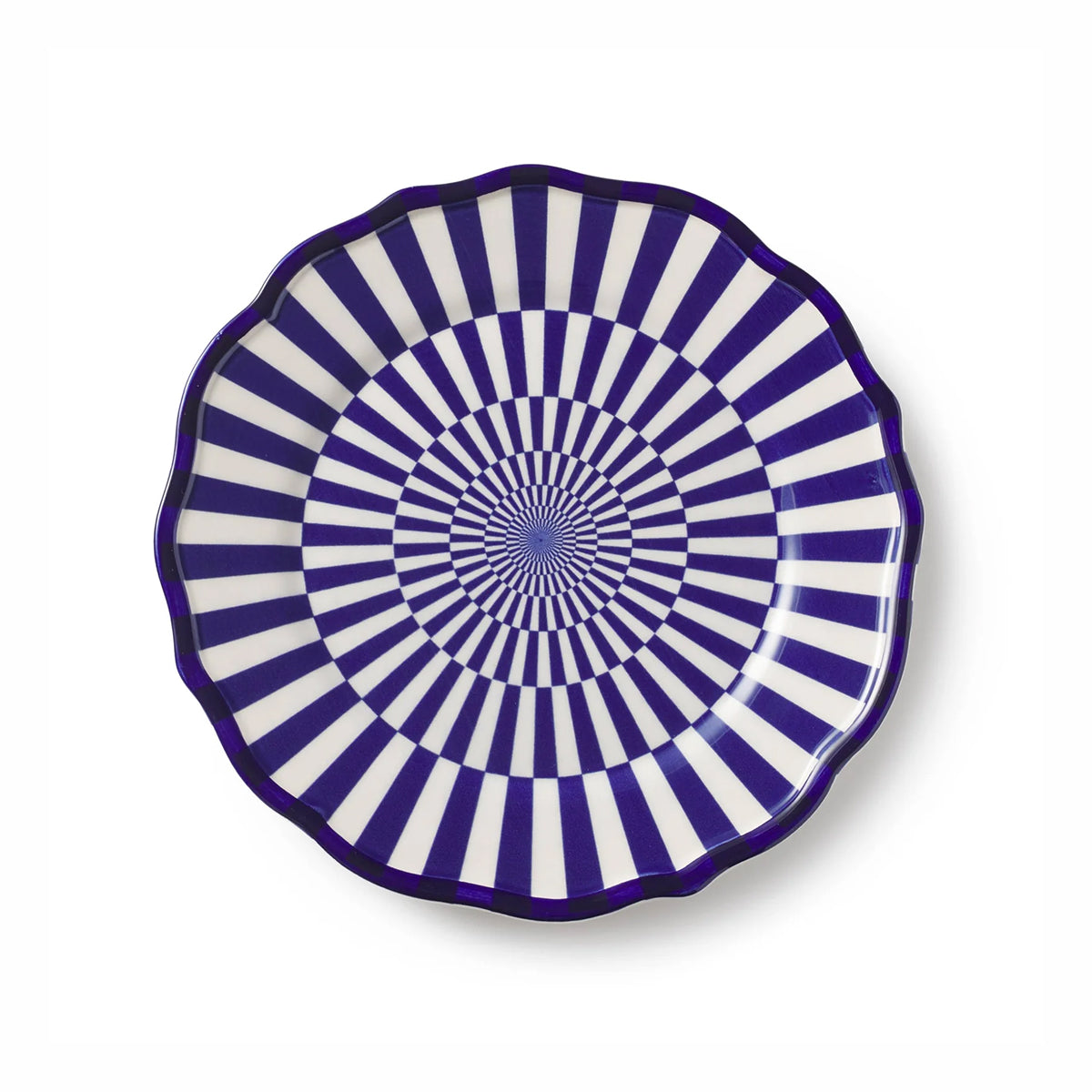 Riviera Hand-Painted Dessert Plate 9"