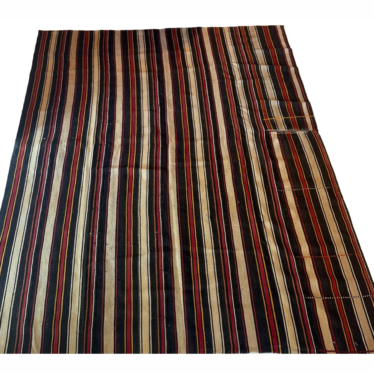 Turkish Kilim 8 x 10 Stripe Rug