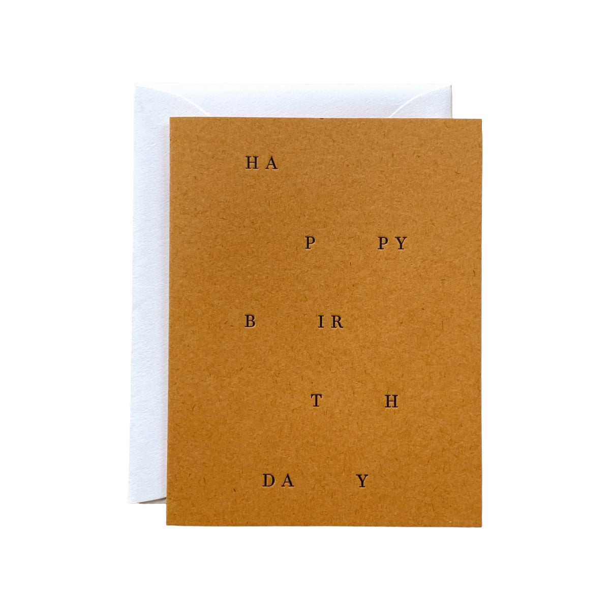 Happy Birthday No. 31: Ochre / Single Card