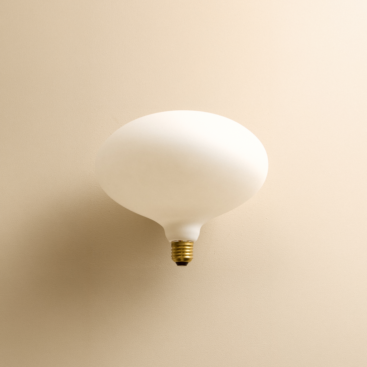 Bower Pendant Light Large in Oyster White + Oval II