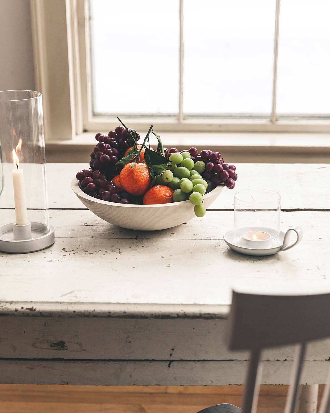 Crafted Wooden Bowls - White: 12"