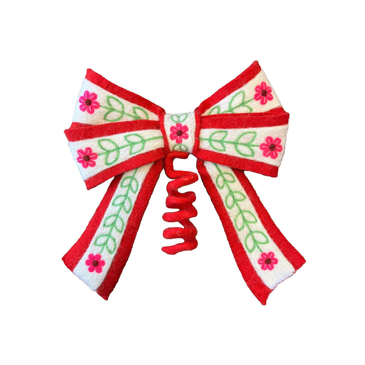 Bow Tree Topper: Red