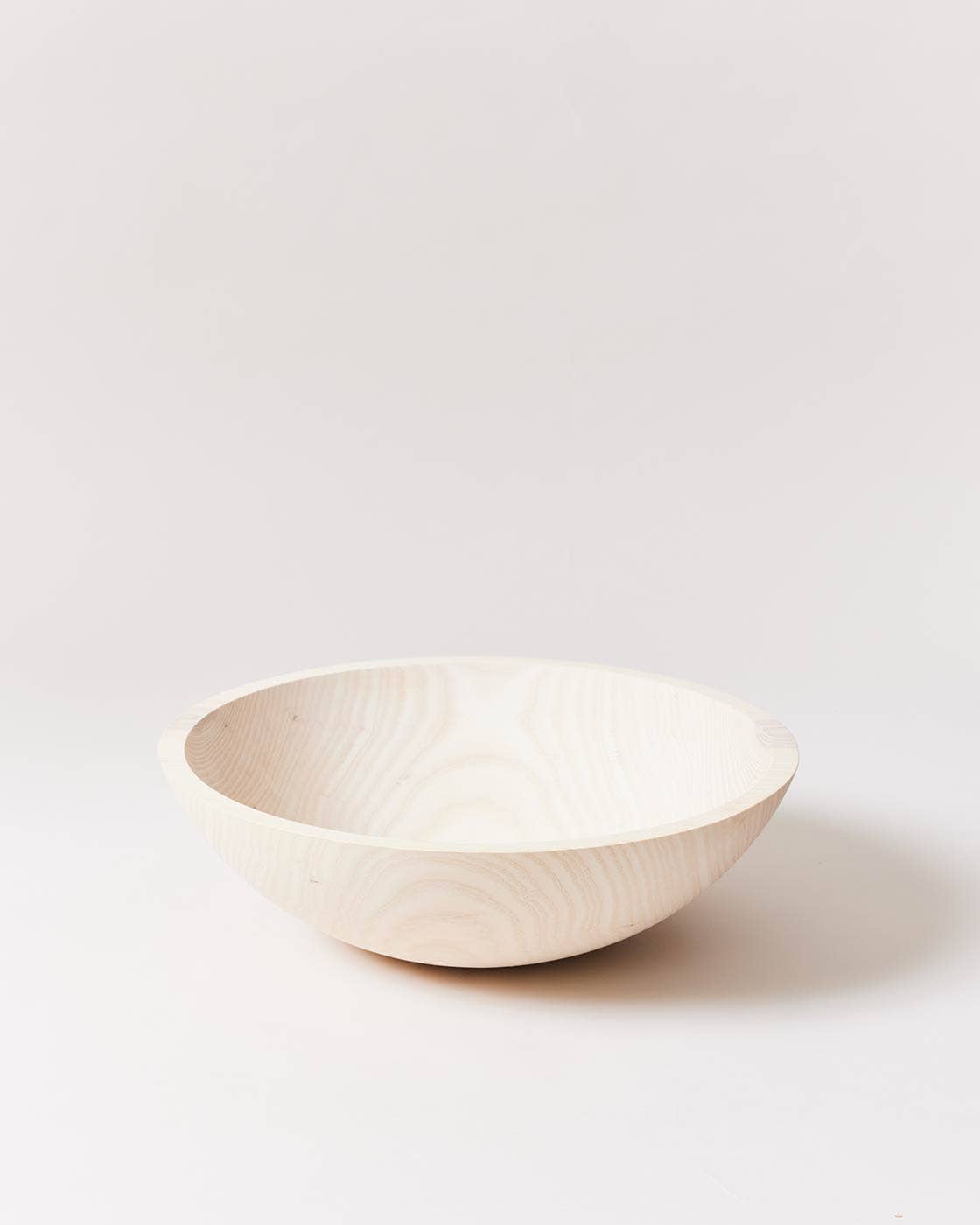 Crafted Wooden Bowls - White: 12"