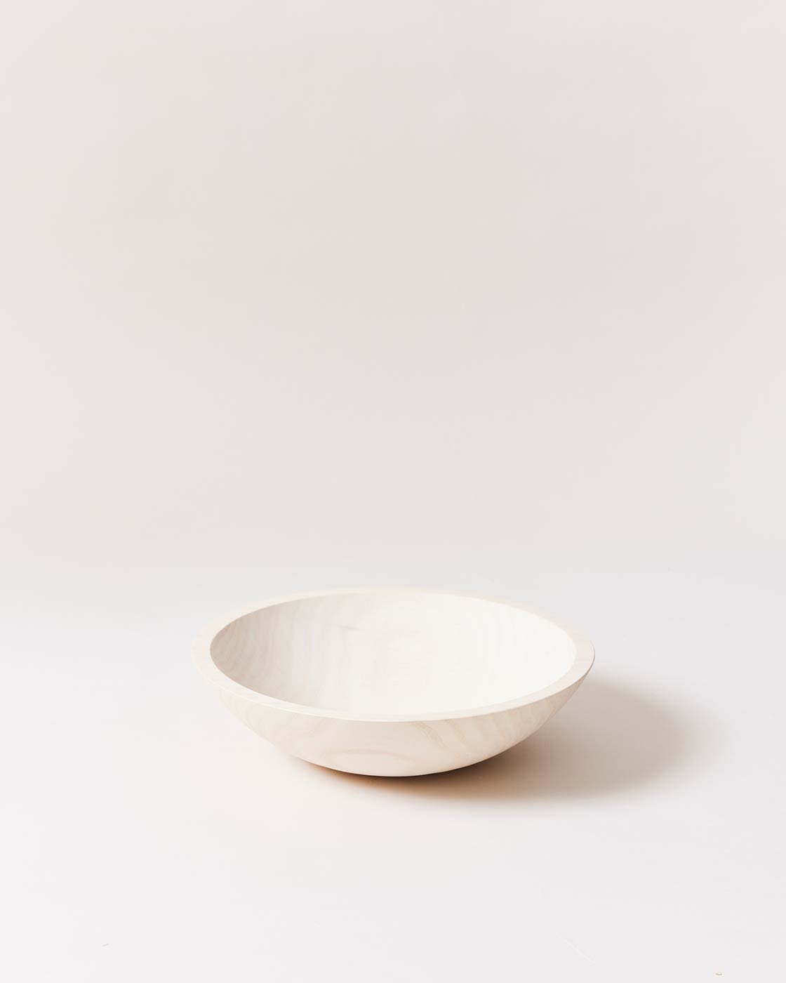 Crafted Wooden Bowls - White: 15"