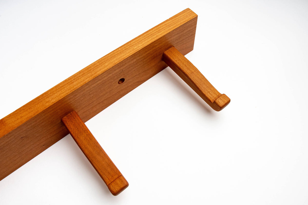 Colonial Inspired Hook Rack: Cherry