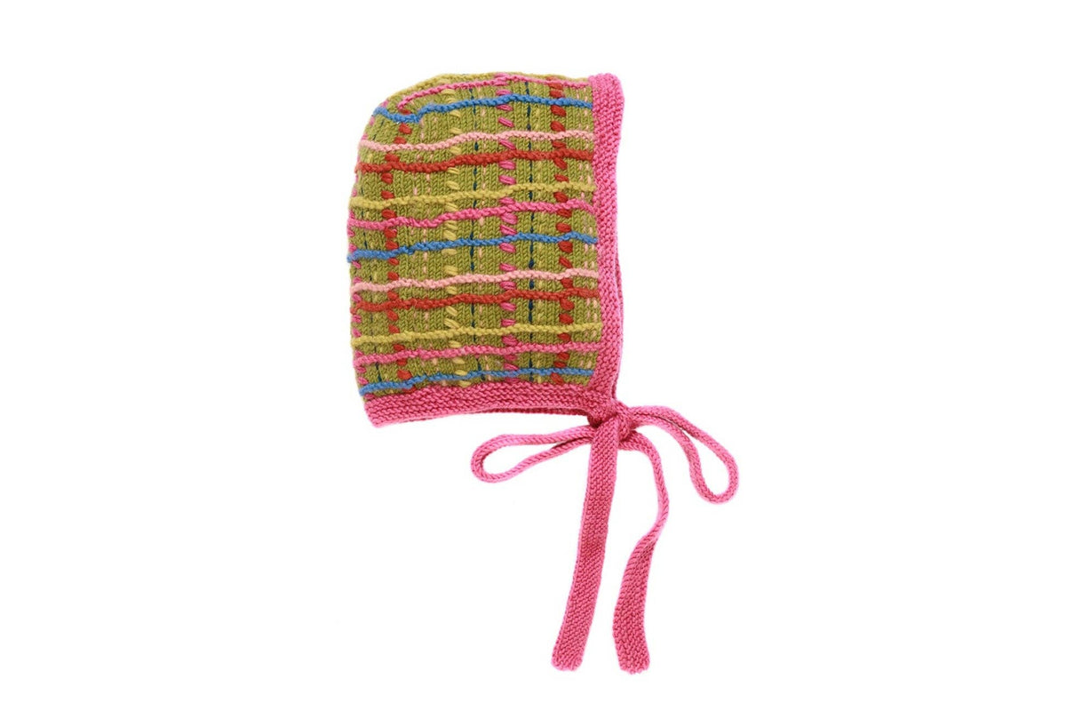 Tate Plaid Hood: Green