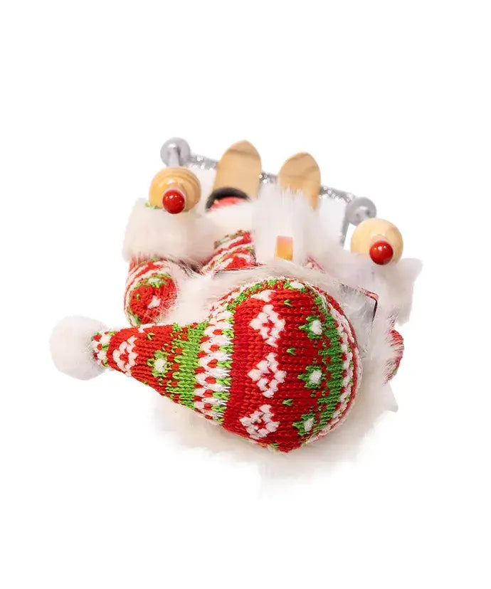 15" Wooden Ski Santa Nutcracker