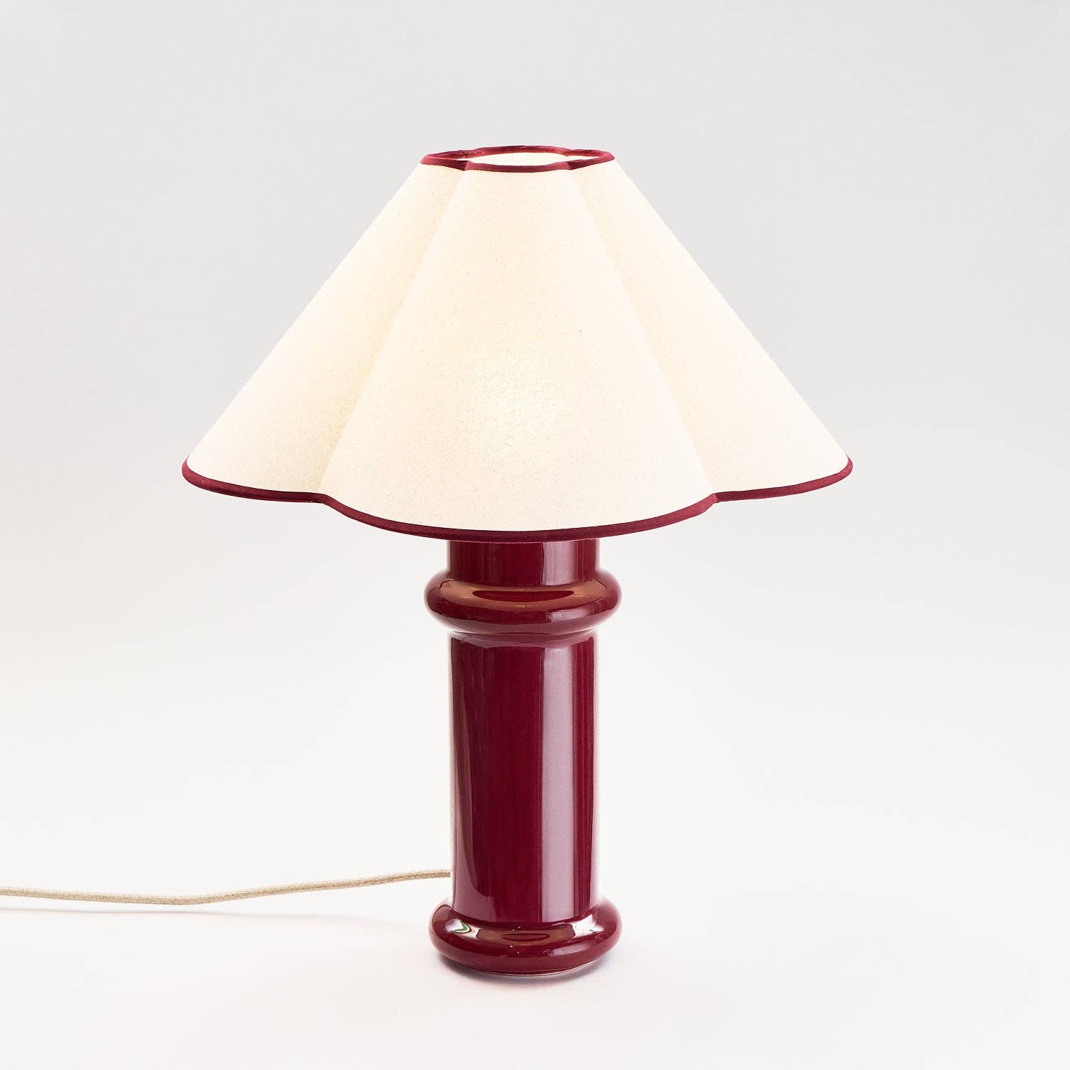 Heath Table Lamp in Port Red: Port Red