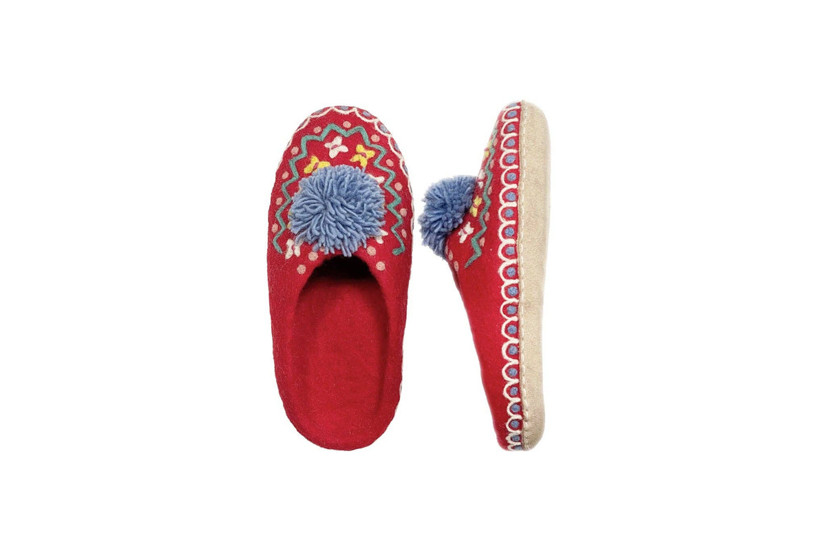 Lena Slipper: Red / Small