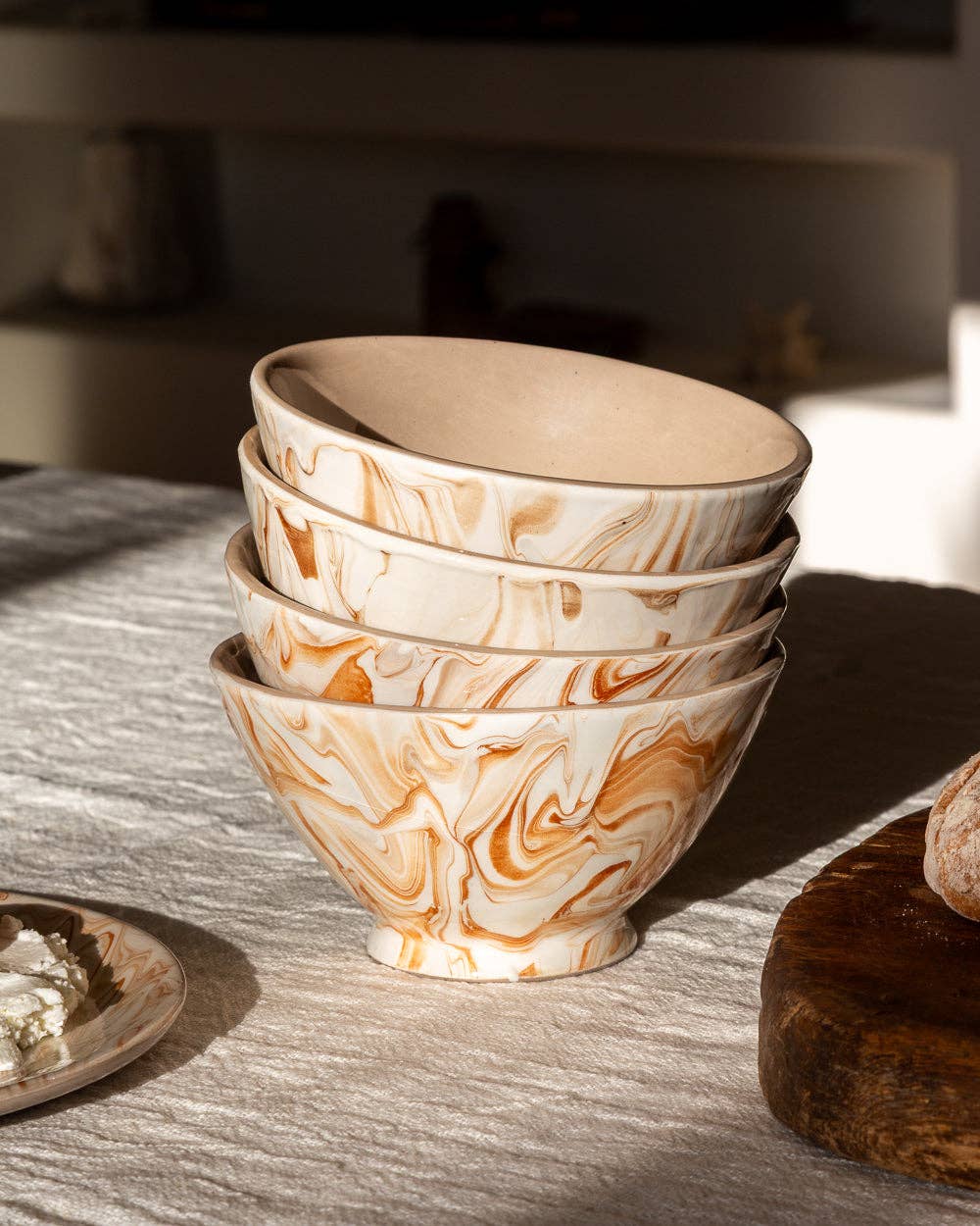 Marbled Terra Ramen Bowl, Sold Individually