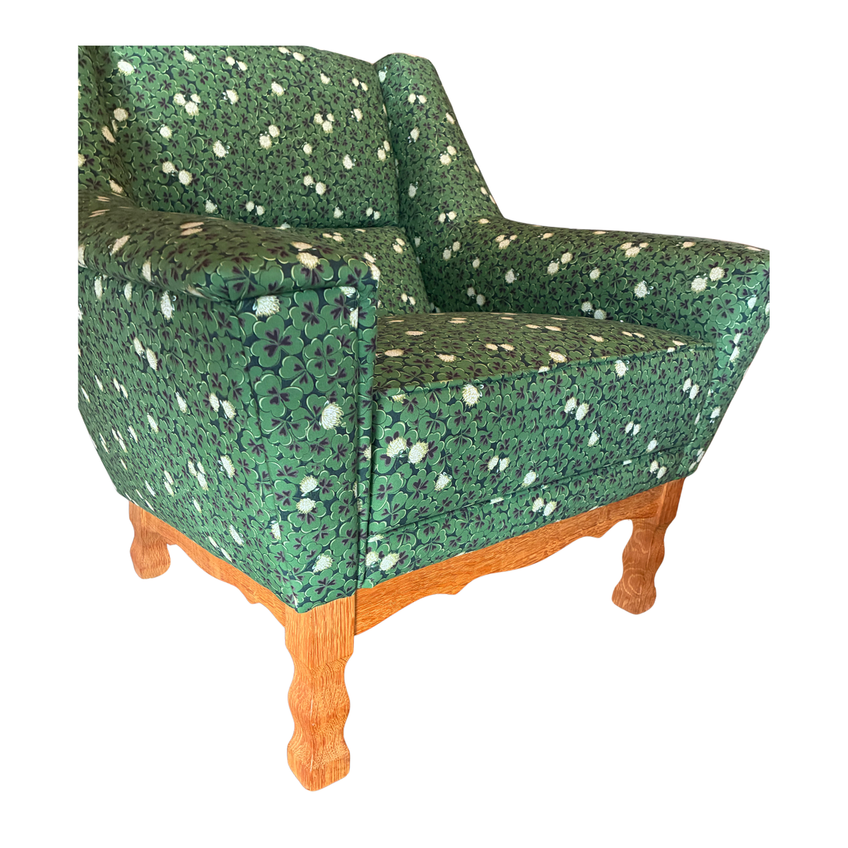 Clover Upholstered Lounge Chair, Danish Mid-Century Modern 1970