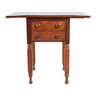 A Late Federal Period Drop Leaf Side Table