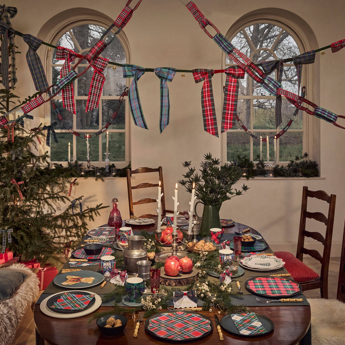 Tartan Chain Link Garland