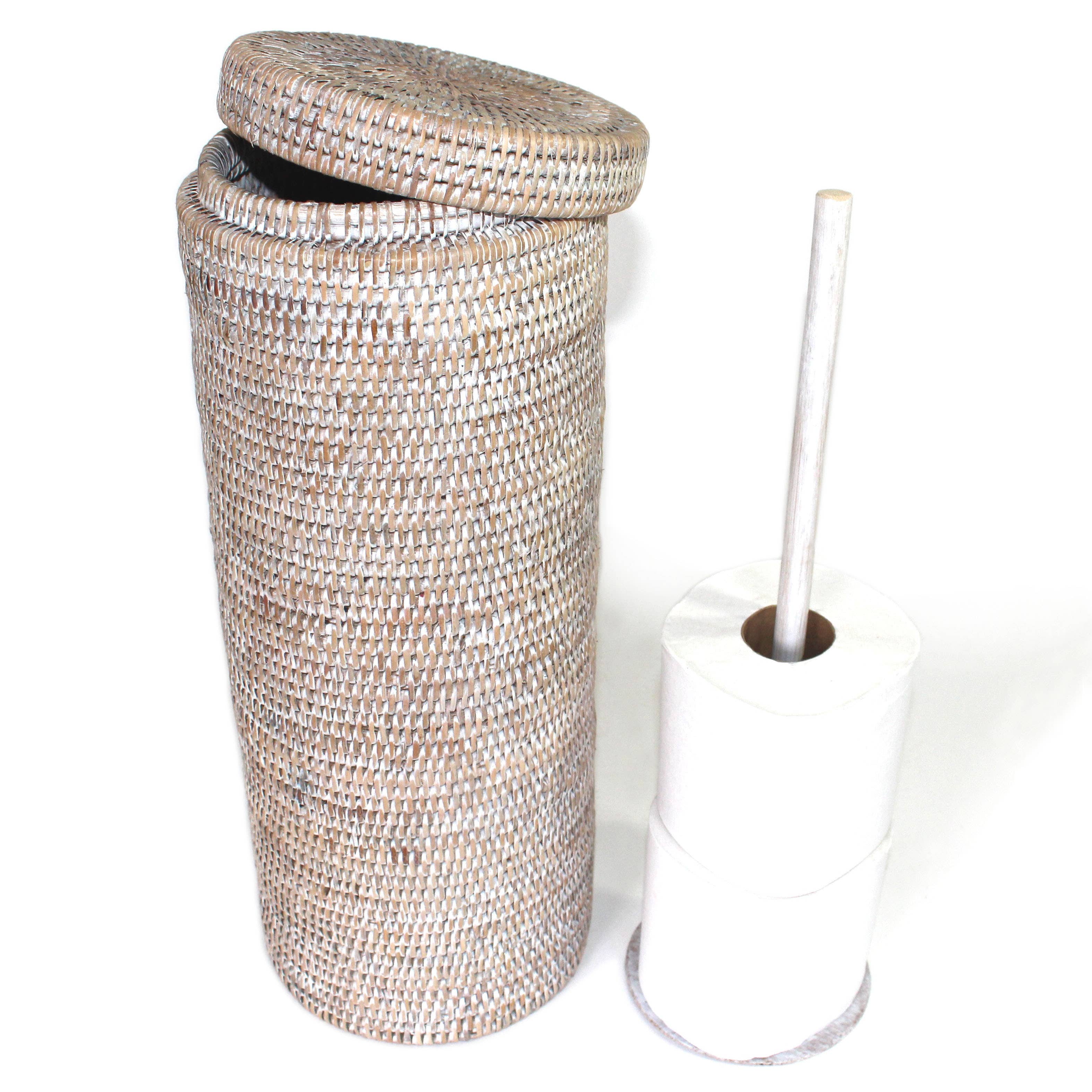 Multiple Toilet Paper Holder (Holds 3 Rolls)