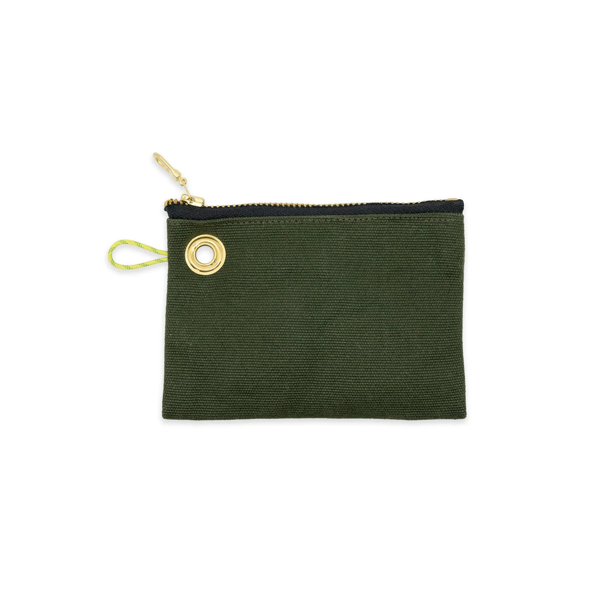 CANVAS ZIP WALLET: DRAB