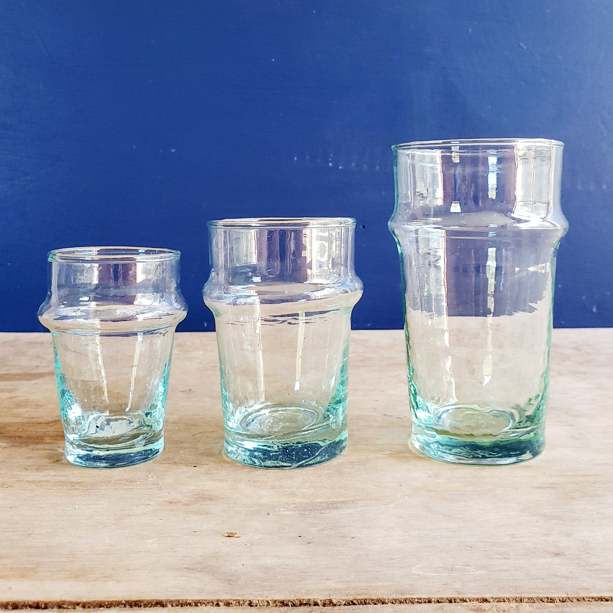 Recycled Moroccan Tea Glasses: Large