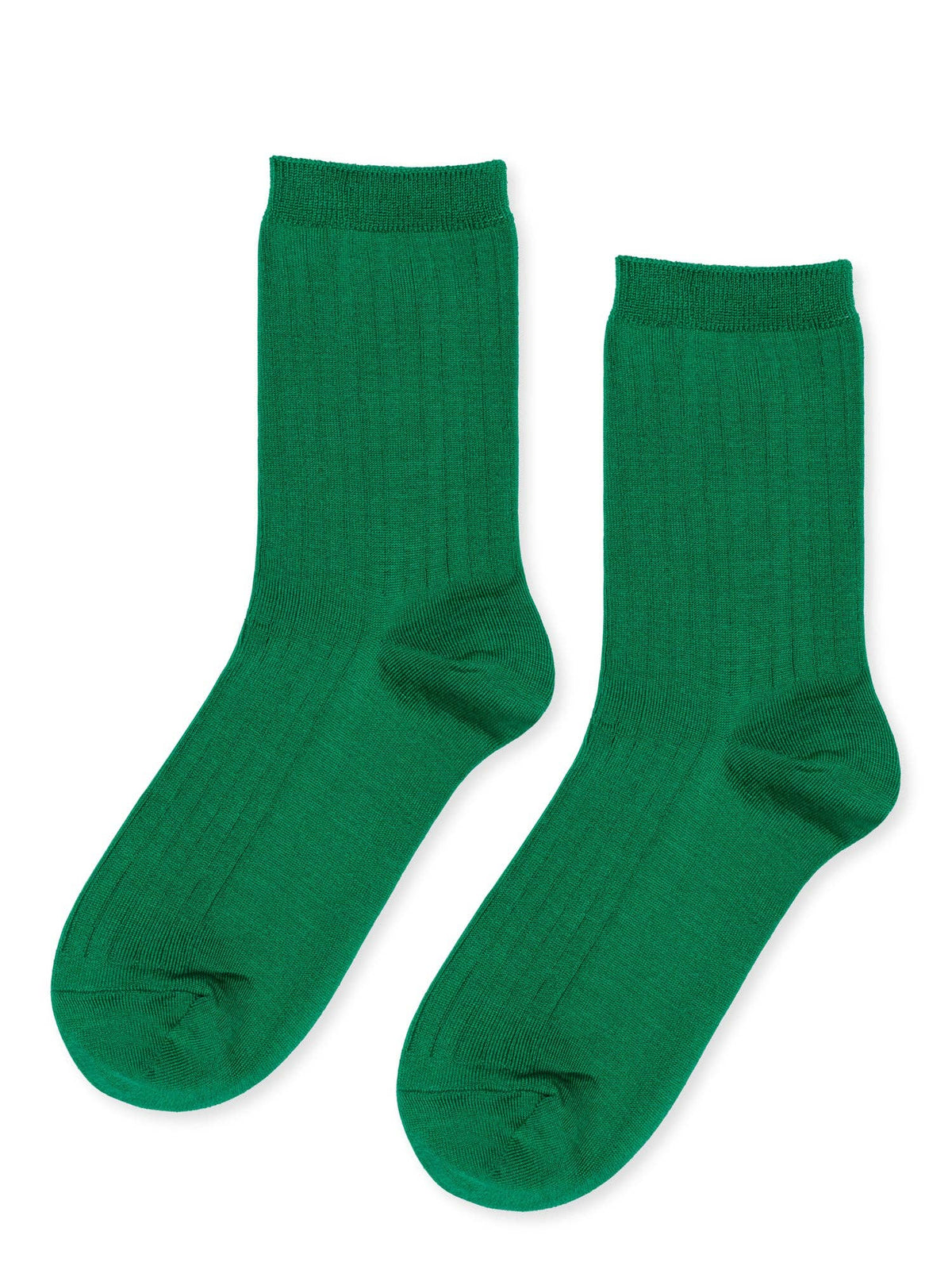 Essential Rib Trouser Crew: Green / OS