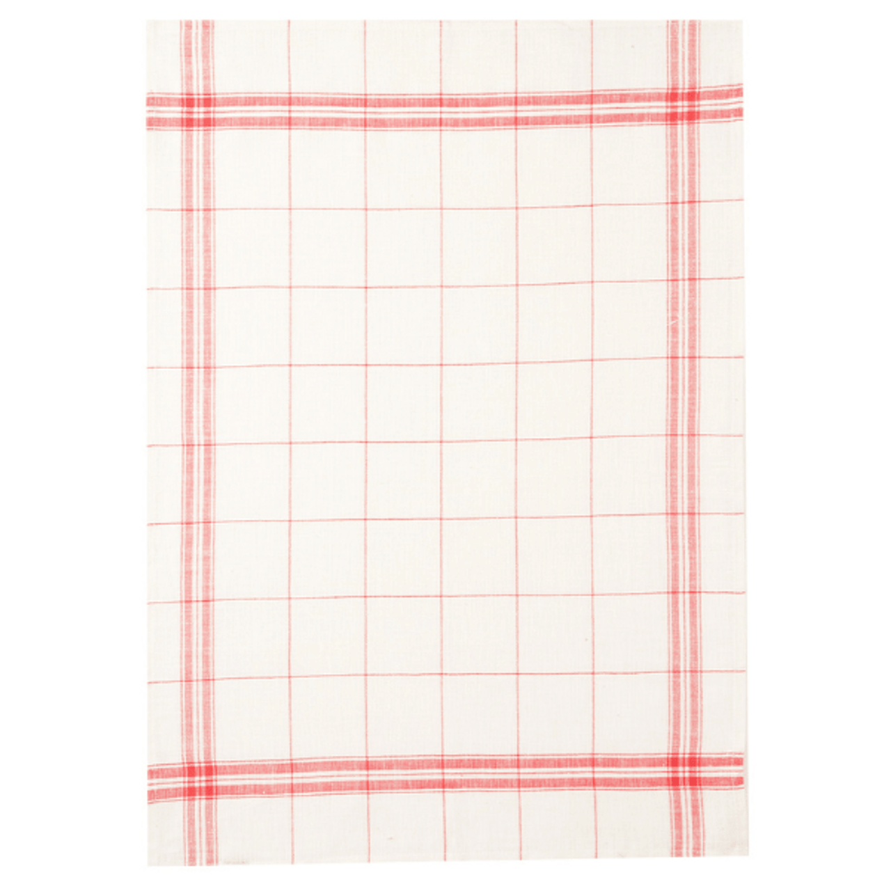 Coucke Red Checker Tea Towel