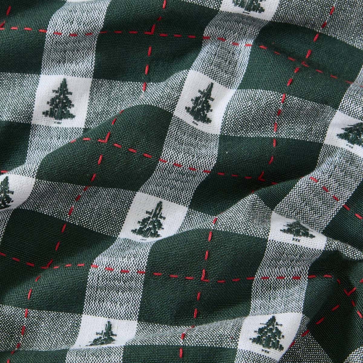 Sherwood Tree Dobby Holiday Table Runner: Green / 13x70